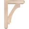 Ekena Millwork Imperial Craftsman Smooth Bracket w/ Offset Brace, Douglas Fir, 5 1/2"W x 20"D x 28"H BKT0604X20X28IMP04SDF - alternate 4